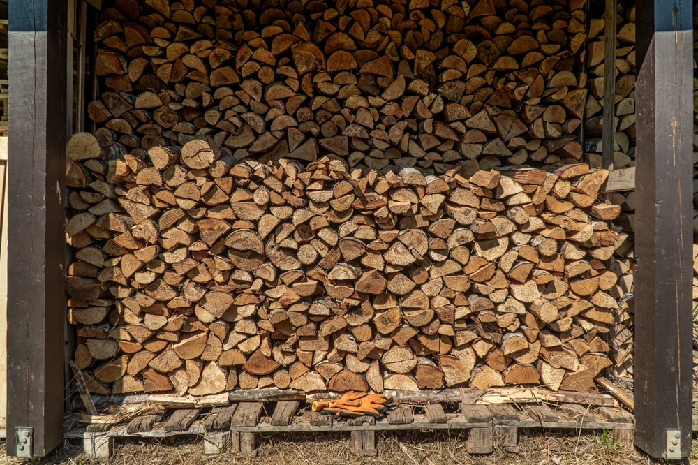 Le stockage du bois de chauffage