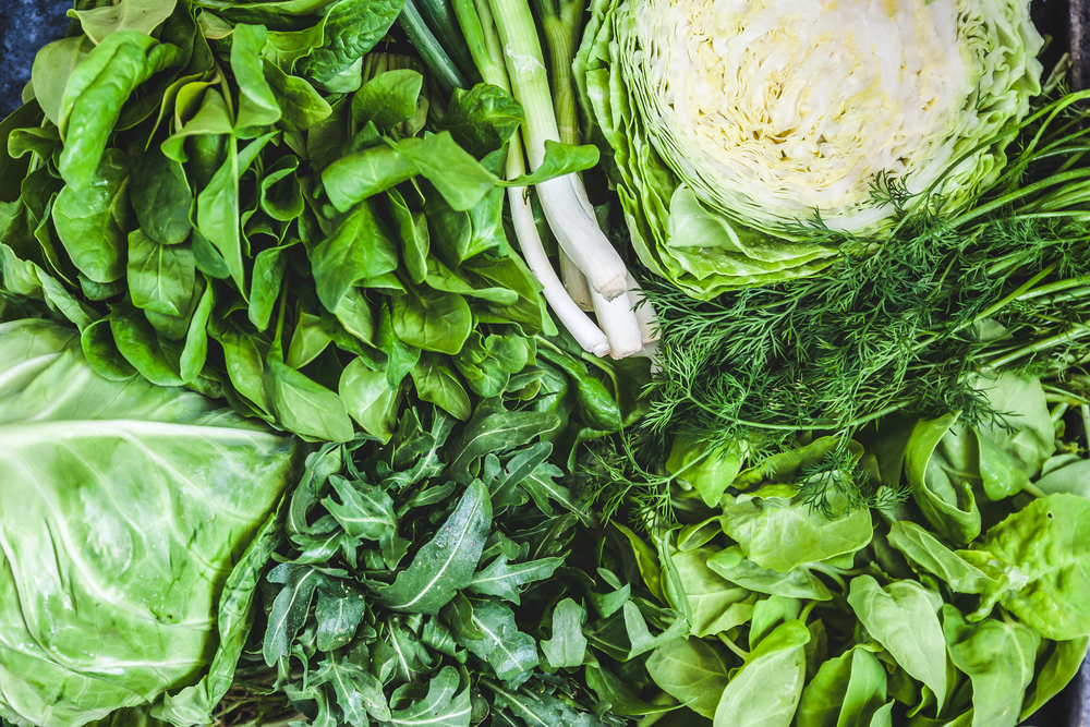 Les légumes verts à feuilles, aliments anti dépression