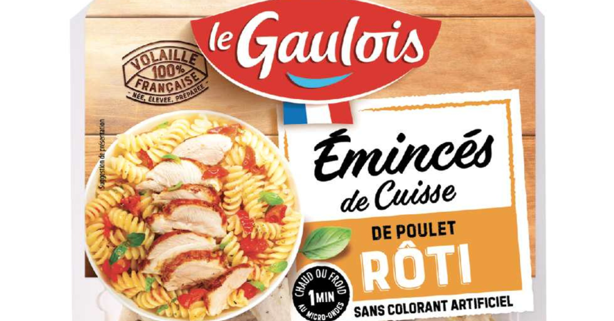 Rappel produit : Emincés de cuisse de poulet rôti Le Gaulois Rappel produit : Emincés de cuisse de poulet rôti Le Gaulois