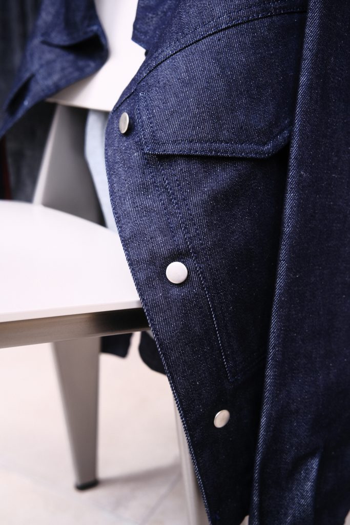 La veste Cécile de Dao, en jean bio made in france