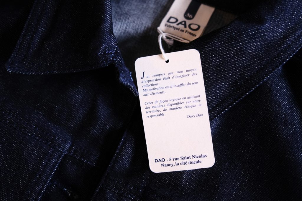 Dao, jeans made in france en coton bio