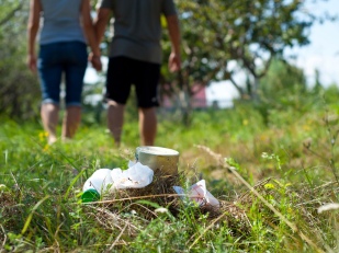 Les déchets dans la nature