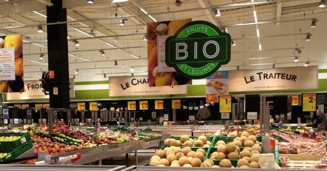 chute des ventes de produits bio