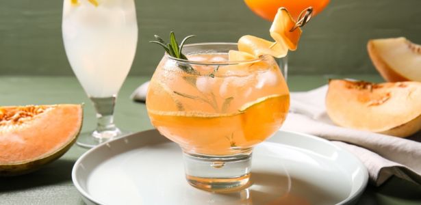 Melon pour un cocktail au melon sans alcool