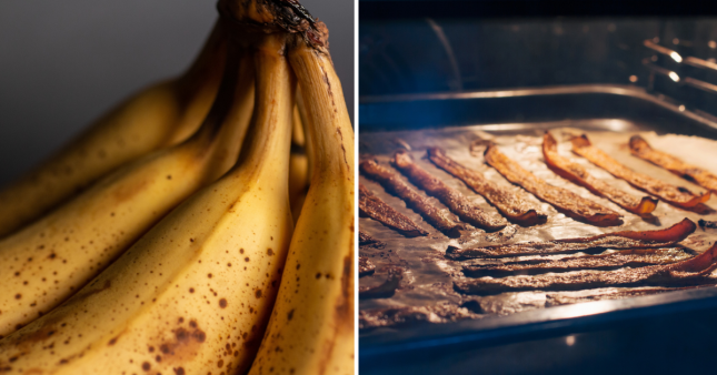 pelures de banane pour faire du bacon!