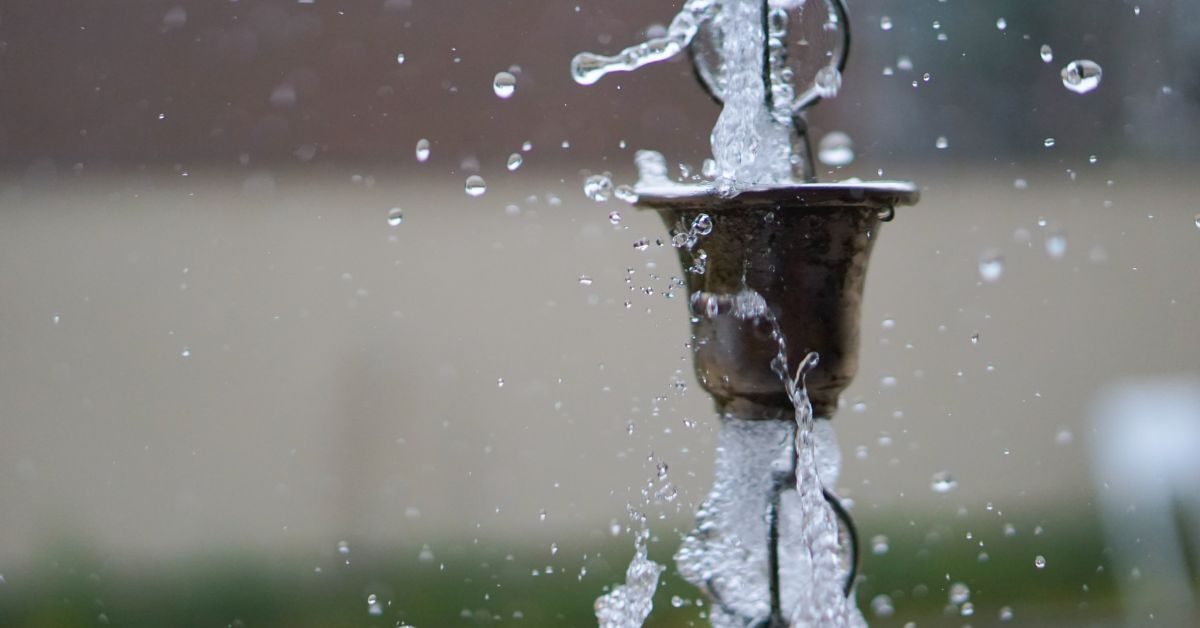 Créez votre propre chaîne de pluie, installation artistique et écologique