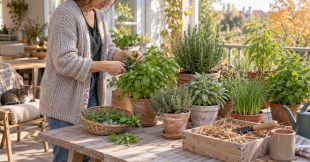Prendre soin des herbes aromatiques en automne : secrets de récolte, taille et hivernage Prendre soin des herbes aromatiques en automne : secrets de récolte, taille et hivernage