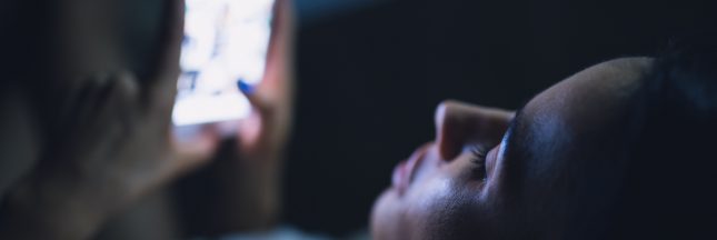 ecran avant de dormir