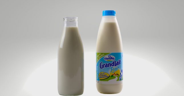 bouteilles de lait rappelées en France