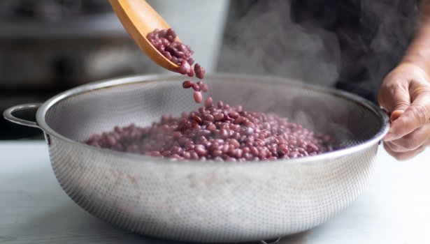 cuisson des haricots azuki