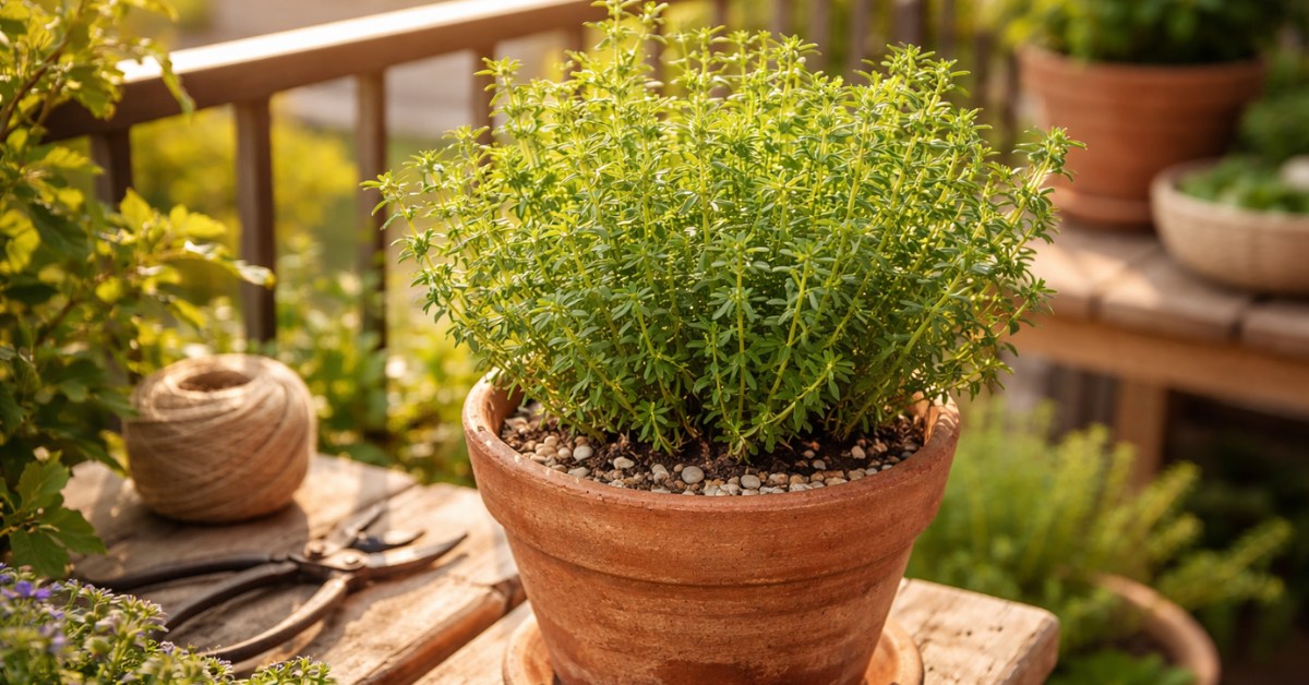 faire pousser de la sarriette