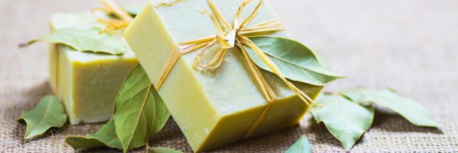 savon d’Alep traditionnel à l’huile d’olive et de laurier