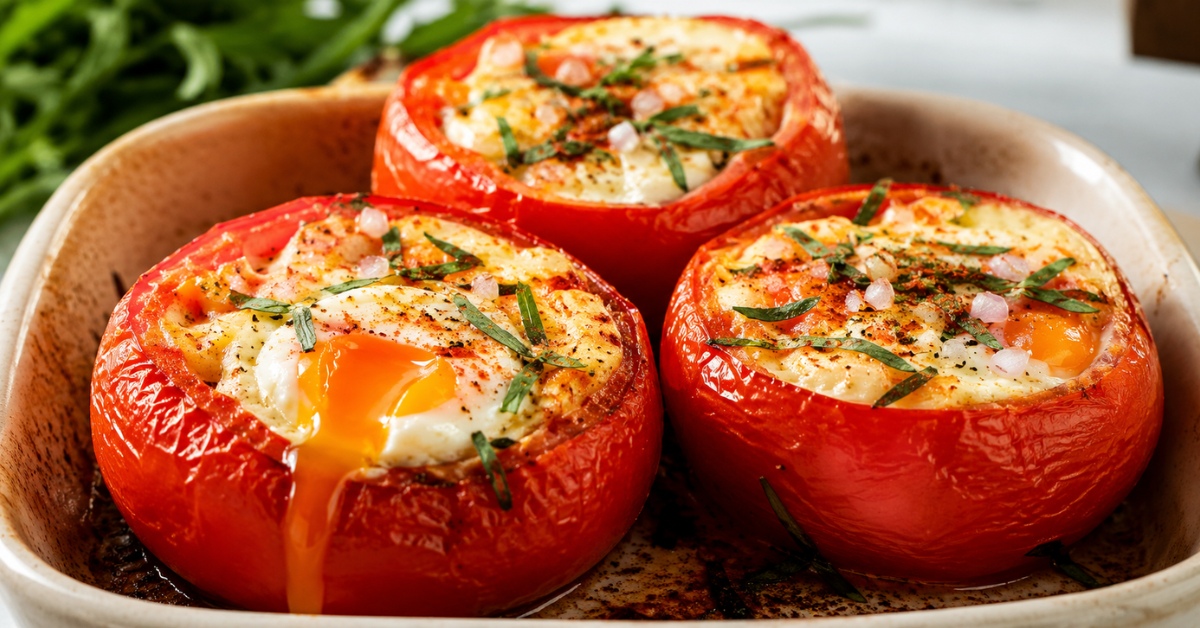 oeufs cocotte en tomate