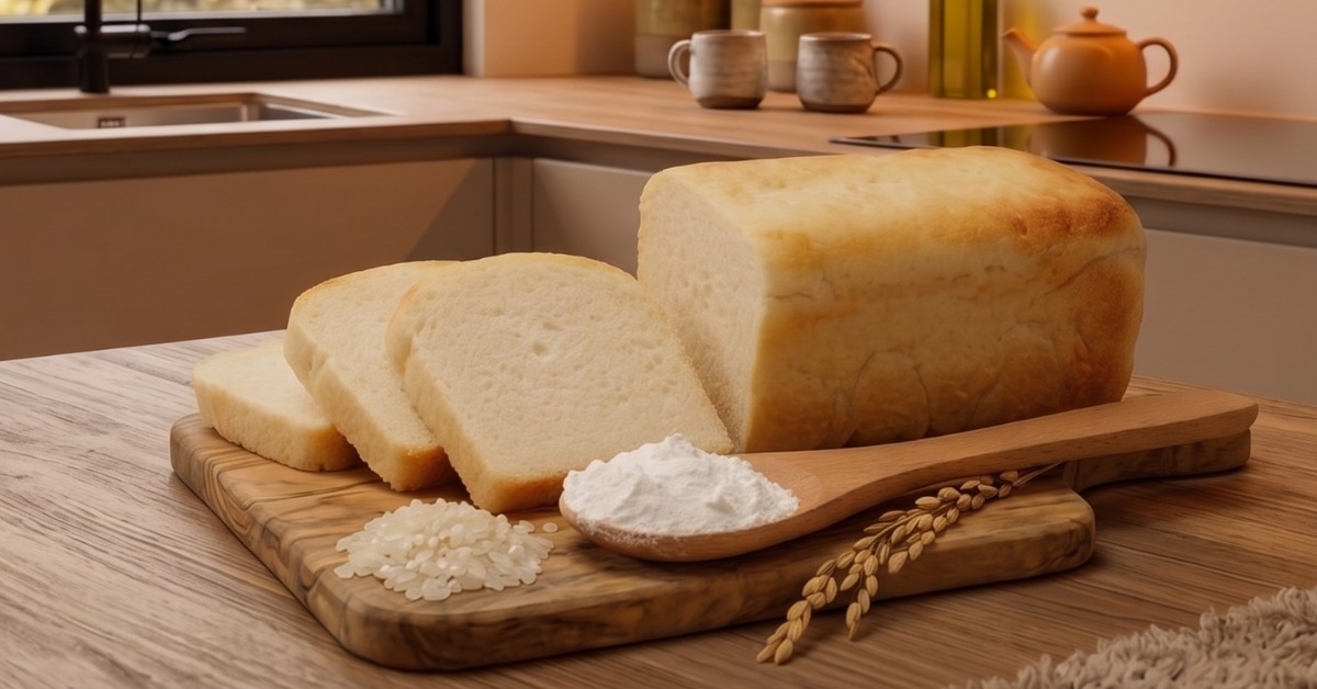 pain de farine de riz.