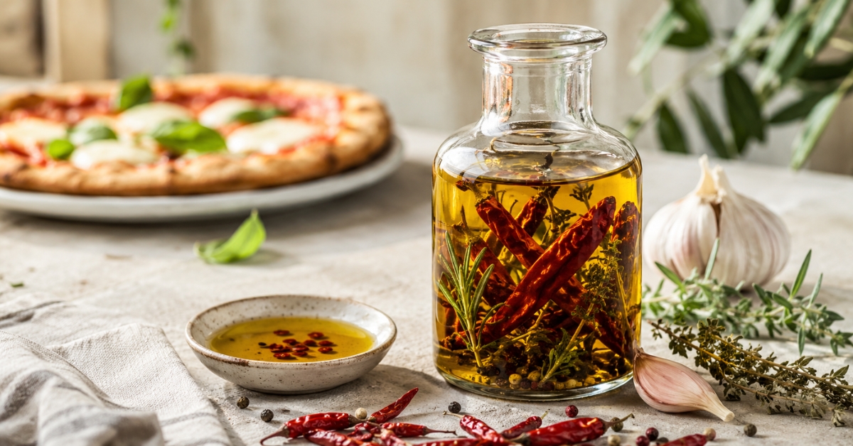 Recette - L'huile pimentée maison qui transforme pizzas, pâtes et légumes