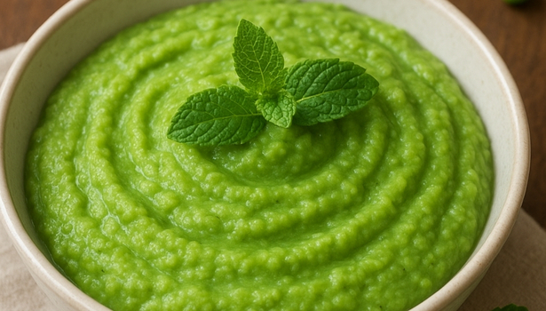 Recette : Purée de fèves à la menthe