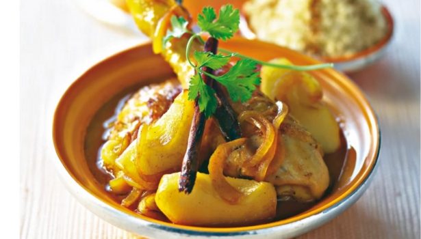 Tagine de Poulet au Coing et au Miel