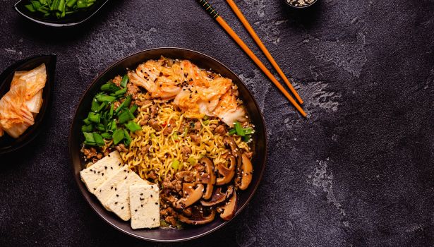 recette ramen japonais aux shiitakés et potimarron