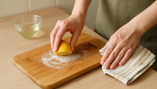 Entretenir une planche à découper en bois