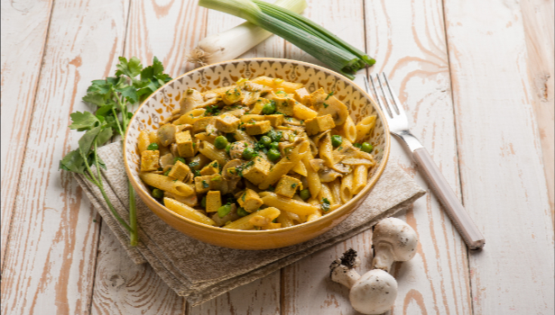 Poêlée de champignons, poireaux et gnocchis