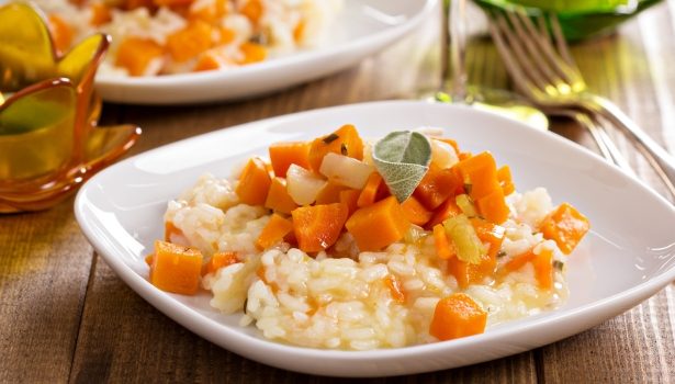 Risotto italien au butternut et à la sauge
