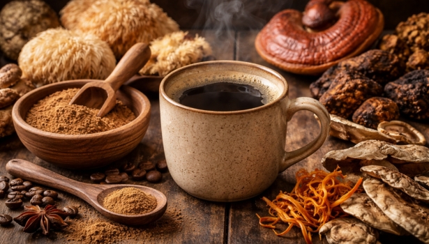 Cafés aux champignons