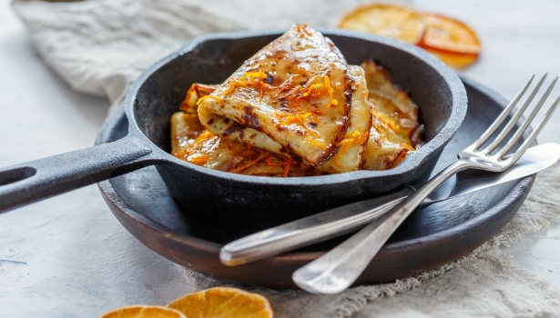 recette crêpe suzette