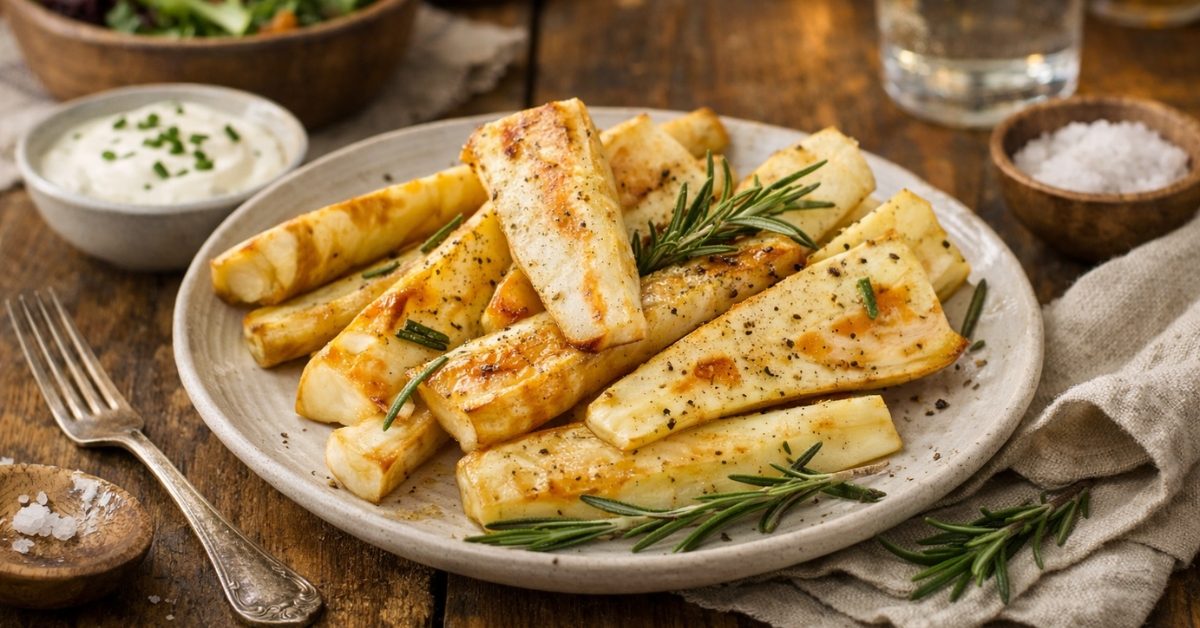 3 recettes faciles au panais : purée, soupe express et frites rôties au four