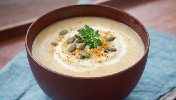 Soupe de panais au curry