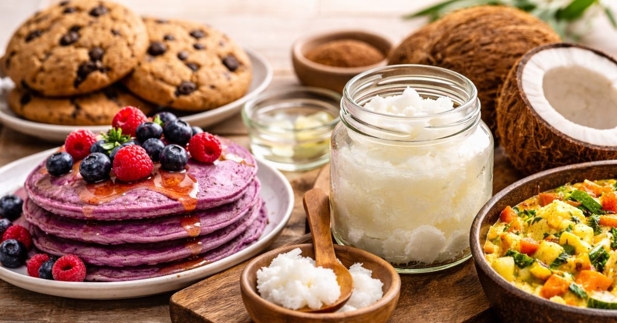 Huile de coco en cuisine : bienfaits, usages et 3 recettes emblématiques