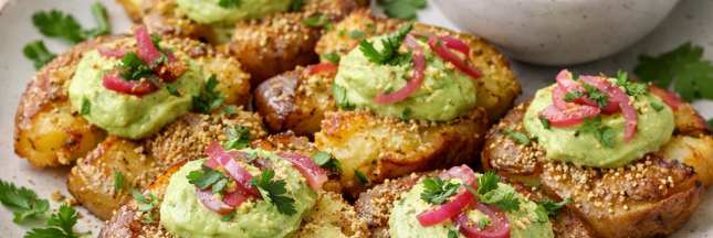 écrasé de pommes de terre recette aioli avocat