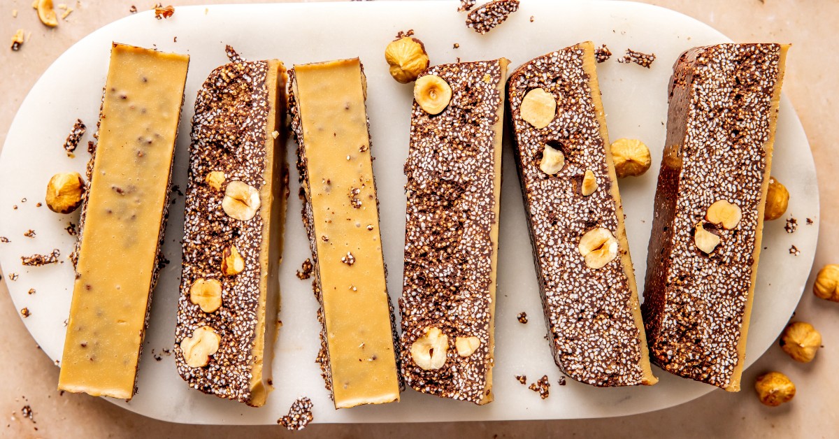 Barres granola matcha et amarante