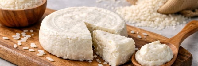 Fromage végétalien à base de riz