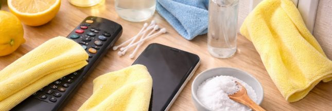 objets de la maison les plus sales télécommande interrupteur nettoyage