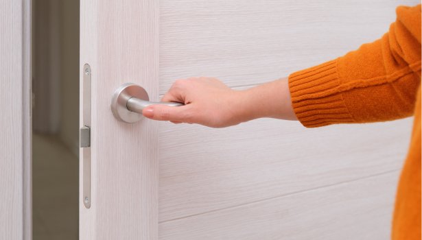 poignées de porte nid à bactéries