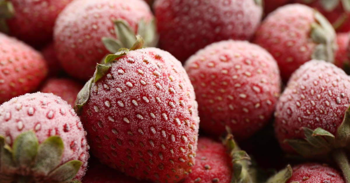 Congeler les fraises c'est une excellente solution anti-gaspi.