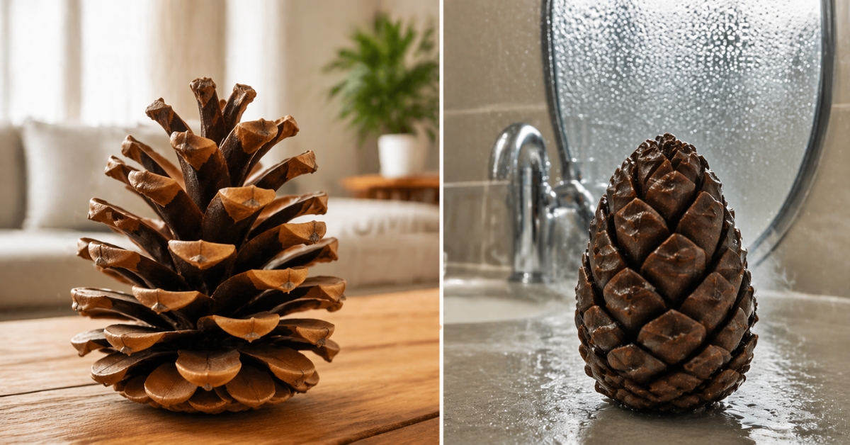 Pomme de pin : l'astuce naturelle pour mesurer l'humidité