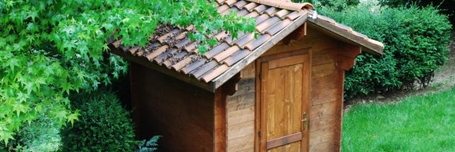 jardin avec abri