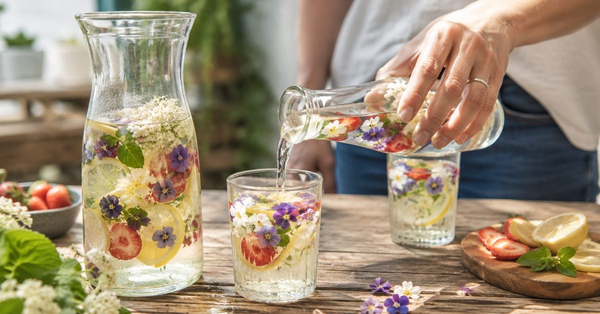 Mettez des fleurs dans vos boissons : une bonne idée fraîcheur ! Mettez des fleurs dans vos boissons : une bonne idée fraîcheur !