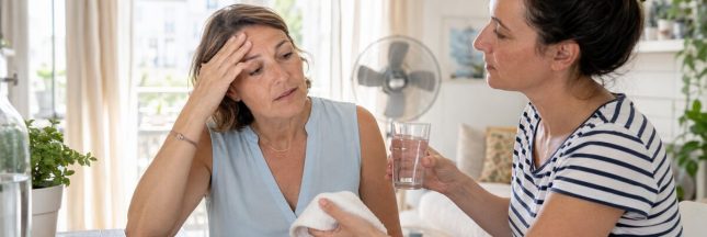 Dès les premiers symptômes de la chaleur, il faut se mettre au frais, boire et se rafraîchir.