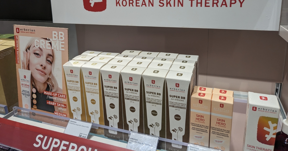 La marque Erborian figure en bonne place dans notre classement des cosmétiques les plus problématiques