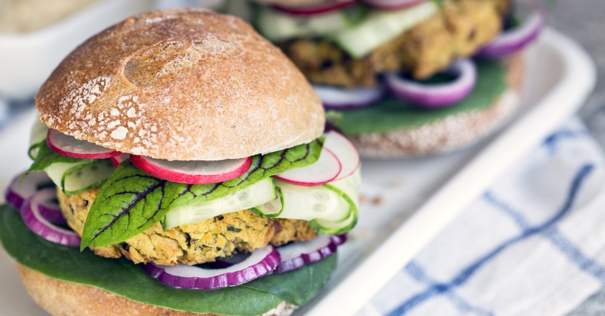 hamburger de falafel