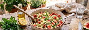 Canicule : la recette fraîche du taboulé pastèque-concombre