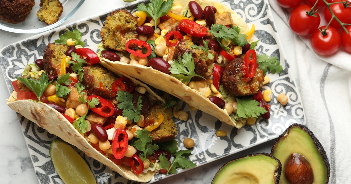 tacos aux falafels
