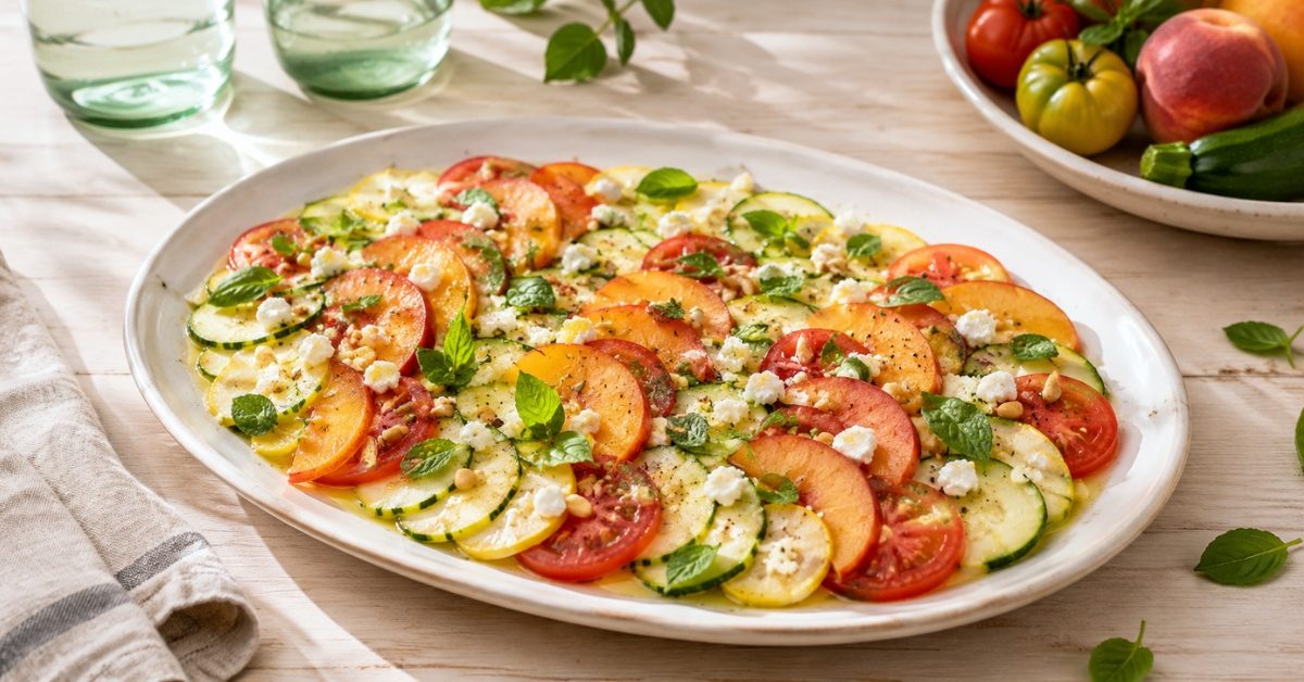 Carpaccio végétal : 5 recettes fraîches pour l’été Carpaccio végétal : 5 recettes fraîches pour l’été