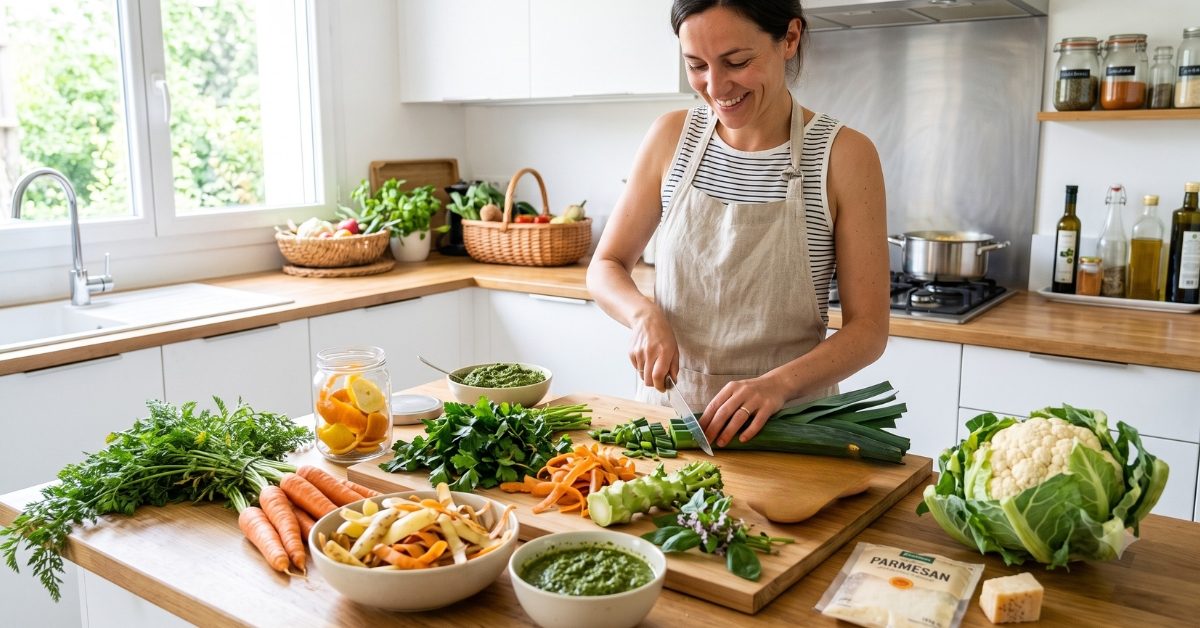 Tiges, fanes, épluchures : 10 restes d’aromates et de légumes qu’on jette à tort (et comment les cuisiner) Tiges, fanes, épluchures : 10 restes d’aromates et de légumes qu’on jette à tort (et comment les cuisiner)