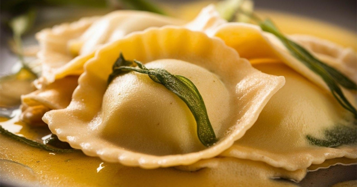 ravioli à la sauge