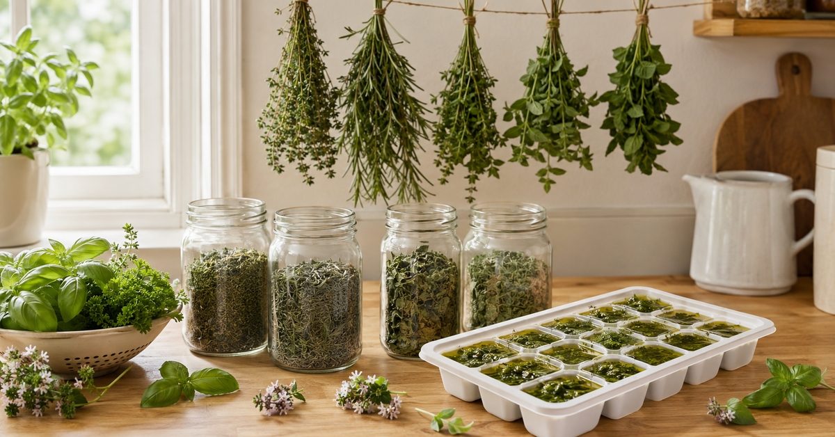 Comment faire sécher et conserver ses herbes aromatiques pour l’hiver ? Comment faire sécher et conserver ses herbes aromatiques pour l’hiver ?