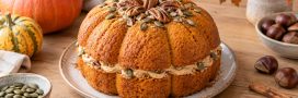 Gâteau au potiron, noix de pécan et crème de marron, la recette vegan ultra-gourmande