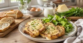 Pain perdu salé anti-gaspi : la recette facile pour transformer le pain rassis Pain perdu salé anti-gaspi : la recette facile pour transformer le pain rassis